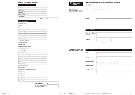 Download Bank Balance Sheet Template | Excel | PDF | RTF | Word ...