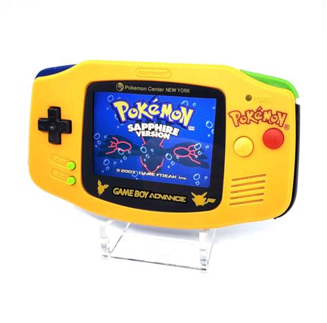 Nintendo Gameboy Advance IPS v2 Pokemon Yellow Edition » GameBoy Customs