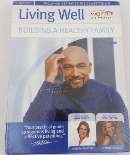 Montel Williams Living Well Building A Healthy Family 3-Disc DVD Series ...