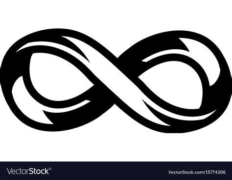 Infinity loop symbol Royalty Free Vector Image