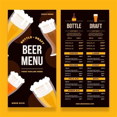 Beer Menu Images - Free Download on Freepik