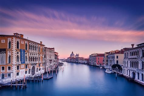 Sunset Venice Grand Canal Night Long Exposure Landscape By Paul Reiffer ...