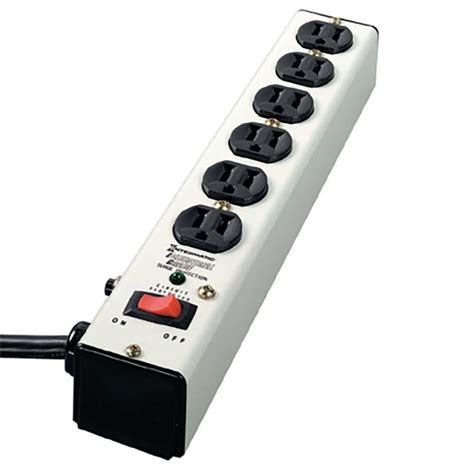 Intermatic 6 ft. 6-Outlet Surge Protector Strip Computer Grade with ...