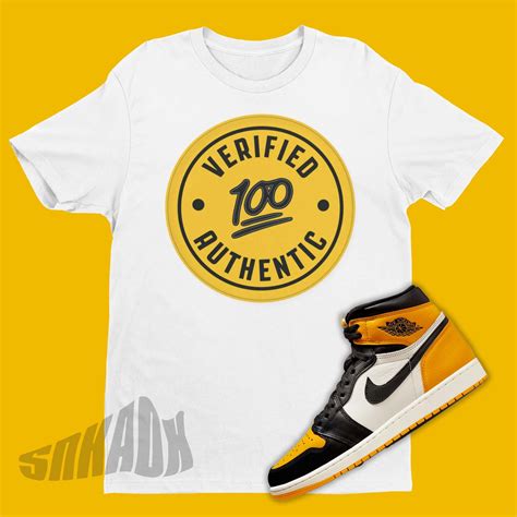 Jordan Match Outfit | Air Jordan 1 Taxi - Shirt | SNKADX