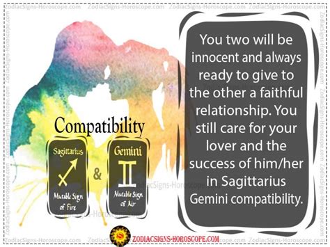 Sagittarius and Gemini Compatibility - Love, Trust and Sex Compatibility