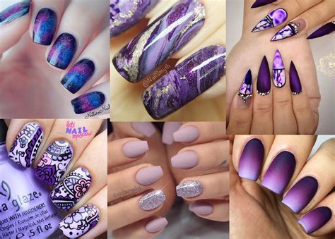 Stunning Purple Nail Designs for 2019