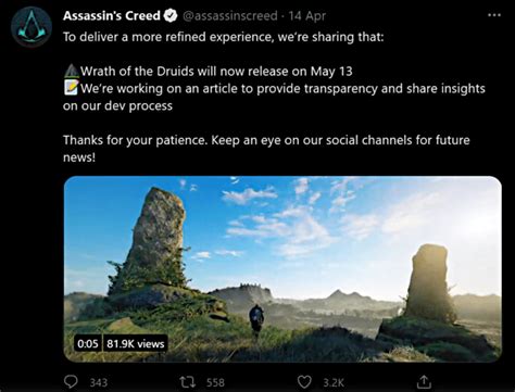 Wrath of the Druids DLC Delayed Until May 13th - Assassin's Creed ...