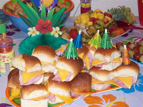 Luau Party Foods | Luau party food, Luau food, Luau party