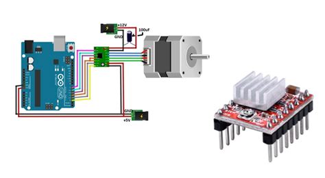 Interfacing A4988 Stepper Motor Driver With Arduino