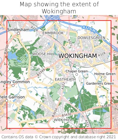 Where is Wokingham? Wokingham on a map