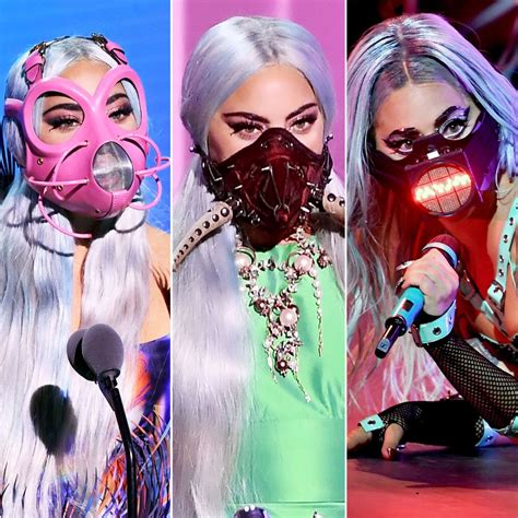 VMAs 2020: Lady Gaga Face Masks, Fishbowl, Horns, More: Pics