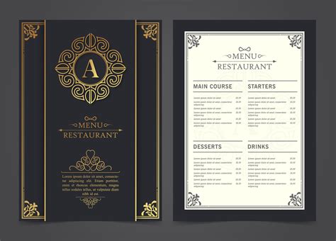 Restaurant Menu Templates