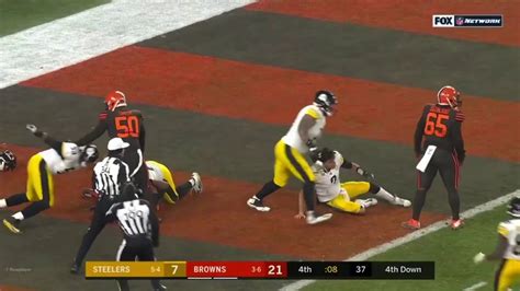 Cleveland Browns vs. Pittsburgh Steelers Fight - YouTube