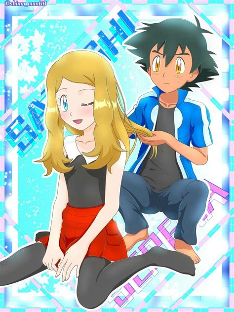 Ash & Serena | Pokemon ash and serena, Pokemon human characters ...