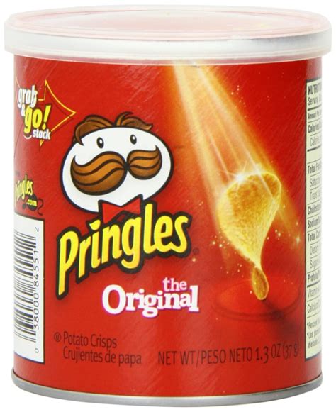 Pringles Original Potato Chips, 1.3 oz (Pack of 12) - Walmart.com