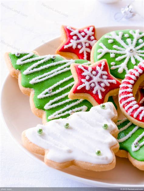 Molded Christmas Cookies Recipe