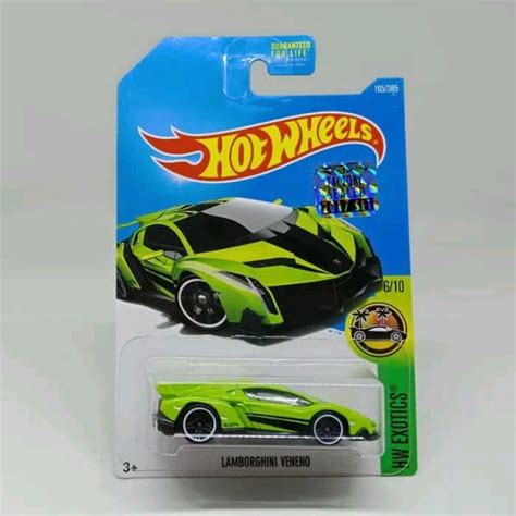 Hot Wheels Lamborghini Veneno Green | Shopee Malaysia