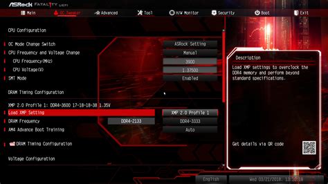 How to Overclock With ASRock UEFI BIOS - Overclocking The AMD Ryzen ...