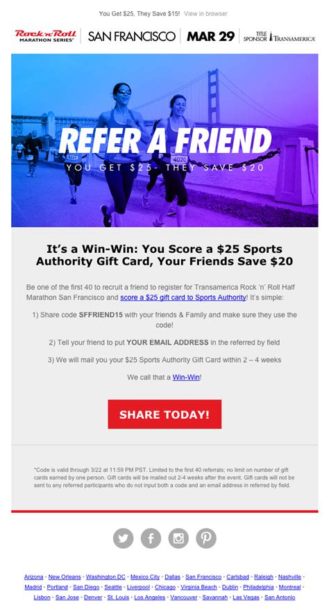 Refer A Friend Email Template