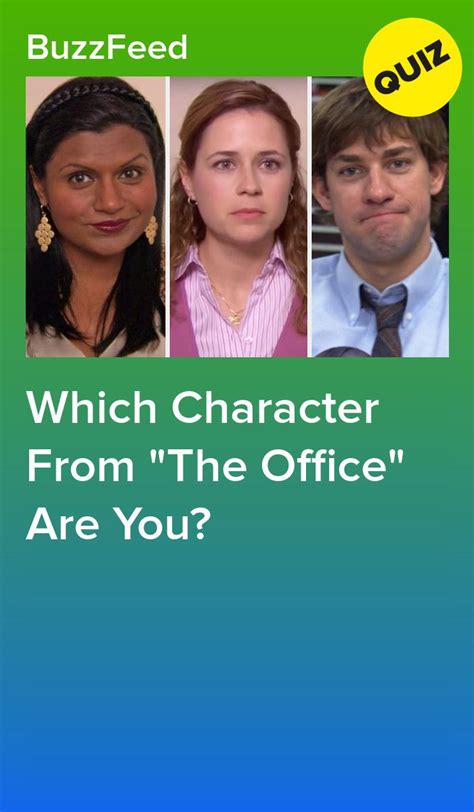 Which Character From "The Office" Are You? | The office characters ...