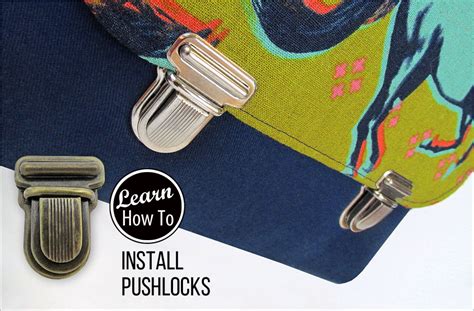 How to Insert a Push Lock Closure - Sew4Home