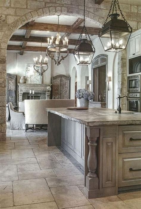 French Country Style Kitchen Cabinets - Image to u