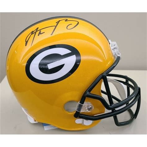 Aaron Rodgers, Authentic, Signed, Helmet