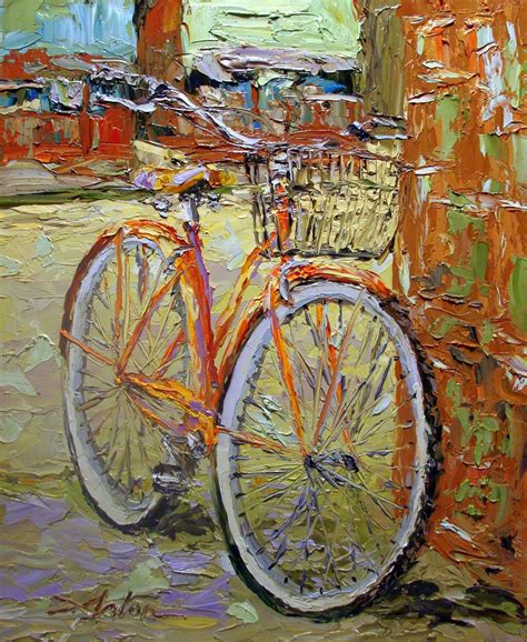 Arlon Rosenoff Fine Art | Bicycle art, Bicycle painting, Painting ...