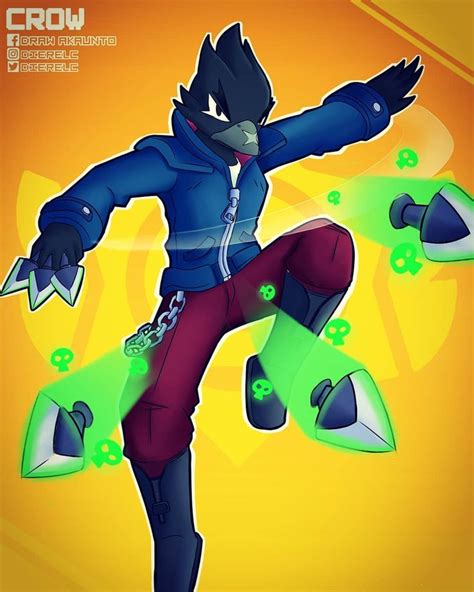 Draw akaunto on Instagram: “Crow FanArt, Brawlstars #brawlstars # ...