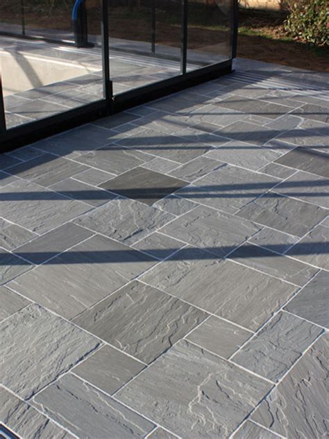 Kandla Grey Sandstone | Grey Indian Sandstone | Mix Size Pack | Garden ...