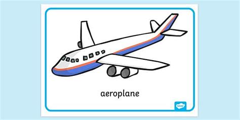 FREE! - Plane Display Poster | Primary Resources - Twinkl