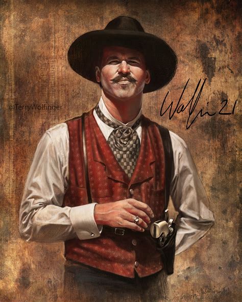 EXCLUSIVE / LIMITED EDITION - Signed Doc Holliday Print - Val Kilmer