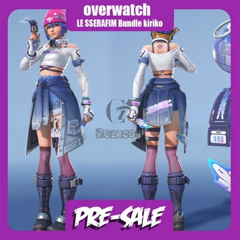 Overwatch LE SSERAFIM Bundle Kiriko Cosplay Costume