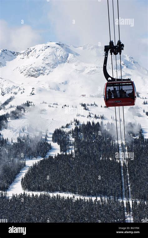 Whistler Blackcomb Peak 2 Peak Gondola, Whistler Mountain, 2010 Winter ...