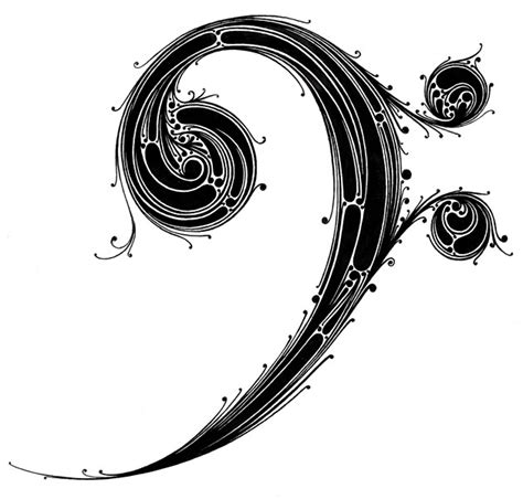 bass clef | illustration of bass clef symbol. view the trebl… | Flickr