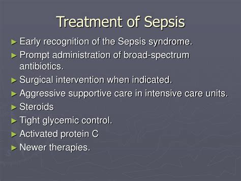 PPT - Sepsis : Pathophysiology and Treatment PowerPoint Presentation ...