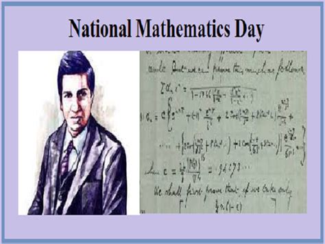 National Mathematics Day 2023: Know History, Significance, Celebrations ...