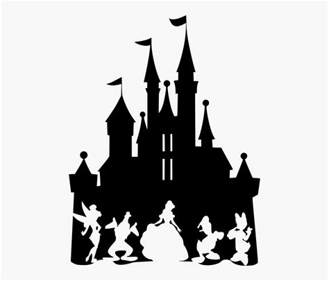 Disney Castle Tinkerbell Silhouette | Images and Photos finder