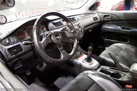 Mitsubishi Lancer Evo interior - BenLevy.com