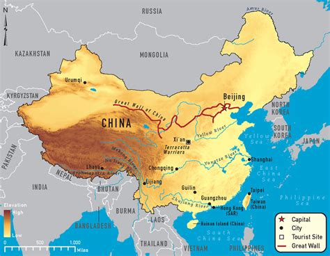 China Rivers Map 2021, Important Rivers in China