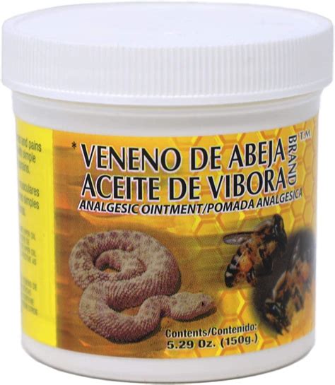 Veneno De Abeja, Aceite Vibora Ointment Analgesic Ointment Topical Pain ...