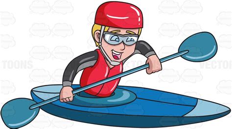 Kayaking clipart cartoon, Kayaking cartoon Transparent FREE for ...