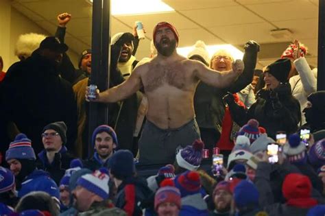 Brotherly love: Jason Kelce strips down in wild celebration of Travis ...