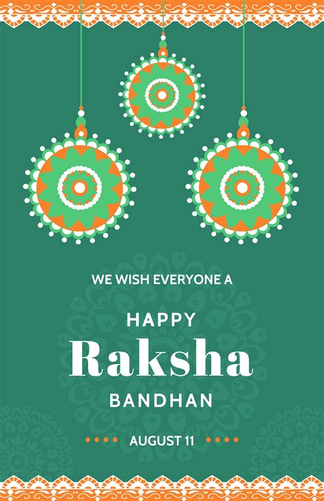 FREE Raksha Bandhan Poster 2024 Templates & Examples - Edit Online ...