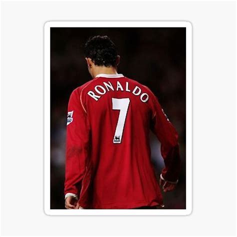 "Cristiano Ronaldo Manchester United 3 " Sticker for Sale by ...