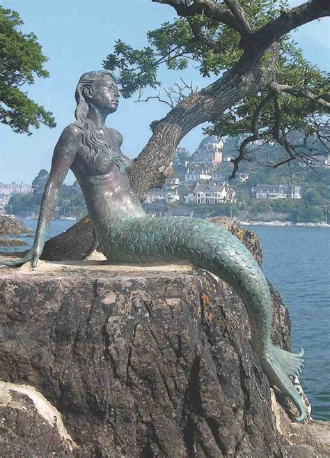 Miranda - Dartmouth's Mermaid, UK | Mermaid sculpture, Mermaid statues ...