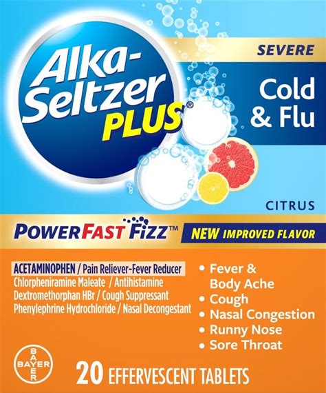 active ingredients in alka seltzer