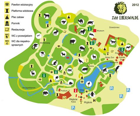 Map of Zoo Eberswalde - 2012