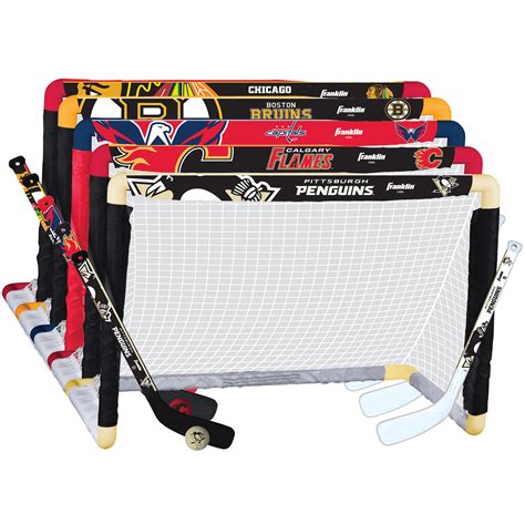 Franklin Sports NHL League Logo Anaheim Ducks Mini Hockey Set, Hockey ...