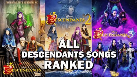 BEST Descendants Songs RANKED - YouTube